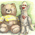 teddy bear sketch