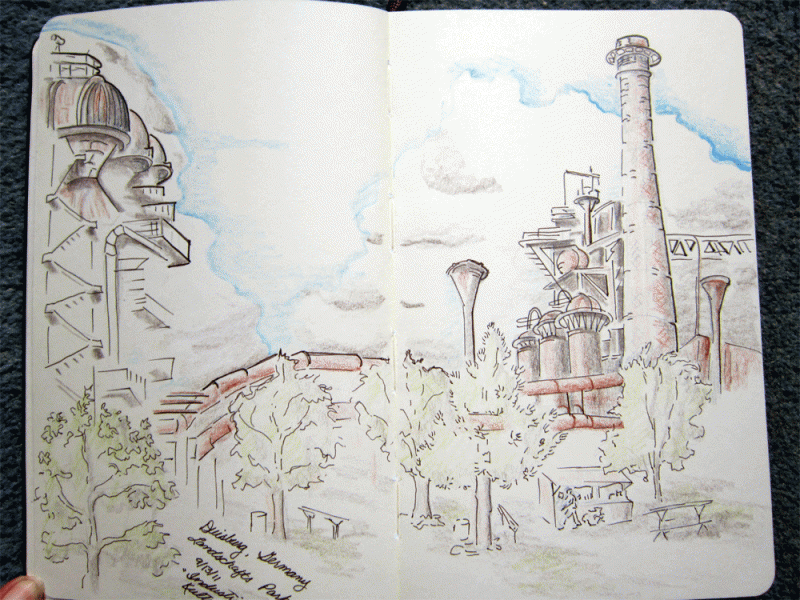 sketch of factory