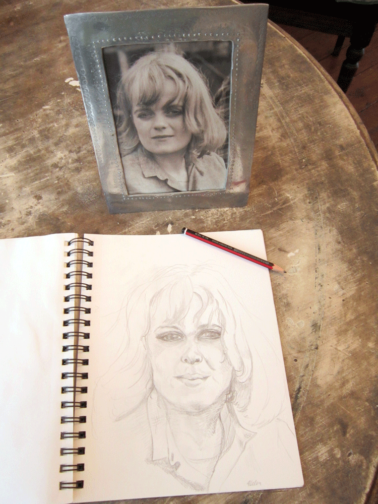 photo and sketch