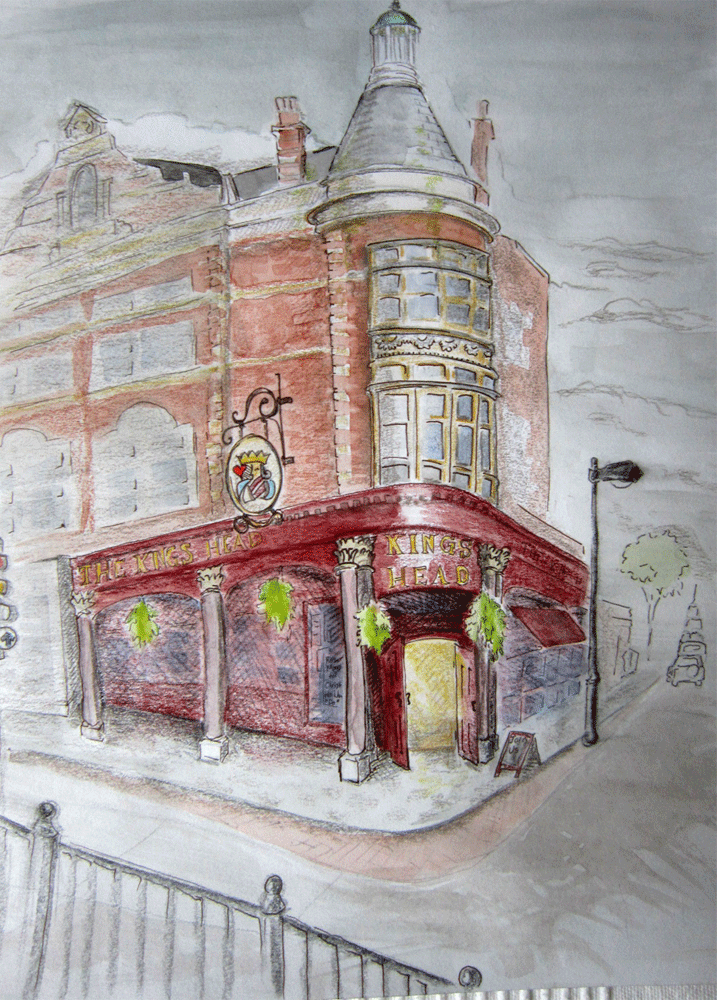 London Pub sketch