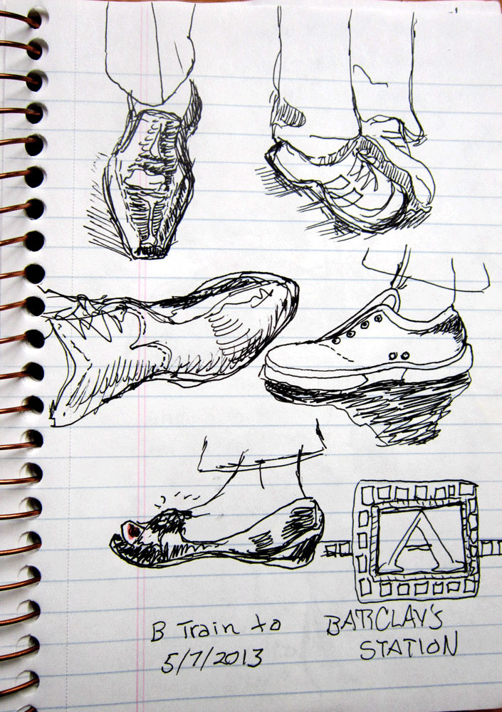 "Subway Shoes" by Kerry McFall
