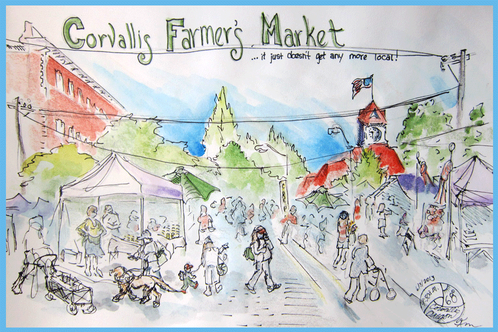 market sketch