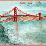 painting of bridge